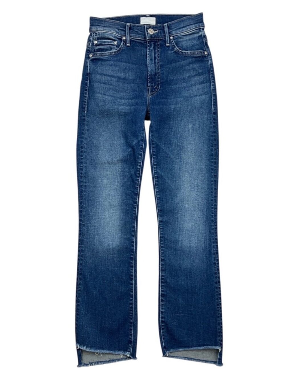 Mother The Inside Crop Step Fray Jean 24 Straight Leg